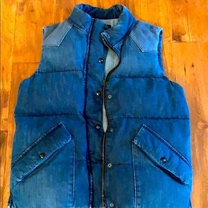 Gap Denim Puffer Vest
